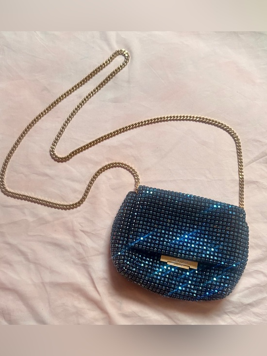 Ted Baker London Handbags - Ted Baker GLITERS Crystal Mini Crossbody Bag Blue